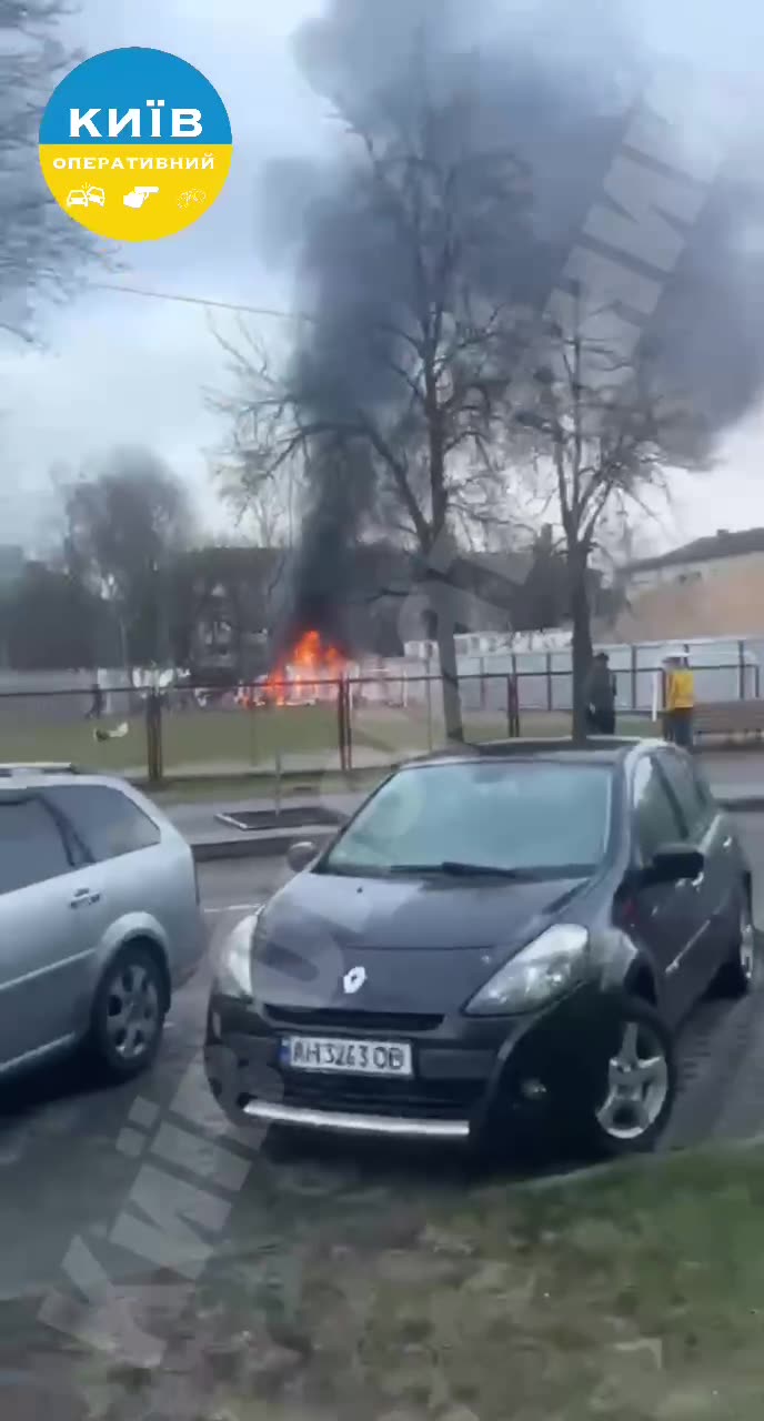 Drone hit residential area near school in Vyshneve