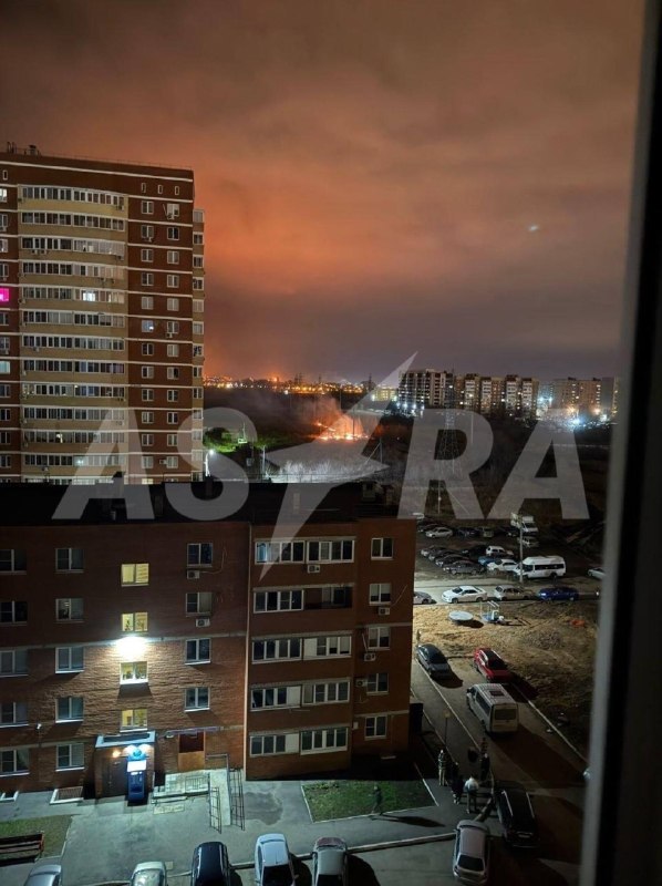 2 chemical plants and residential area caught fire in Tolyatti of Samara region of Russia after drones raid last night