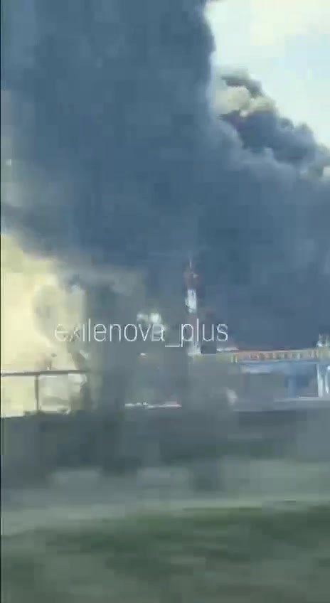 Fire at the oil pipeline Volgograd-Tikhoretsk near Volograd