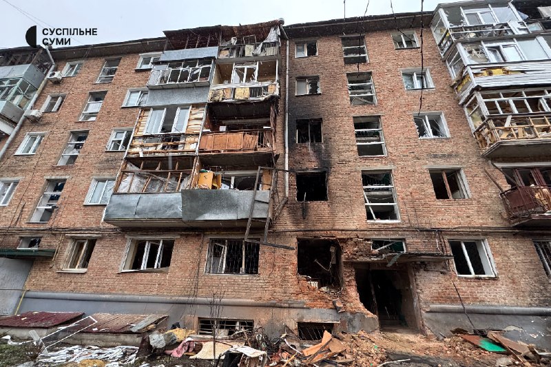 16 people wounded as result of drone strike in Sumy