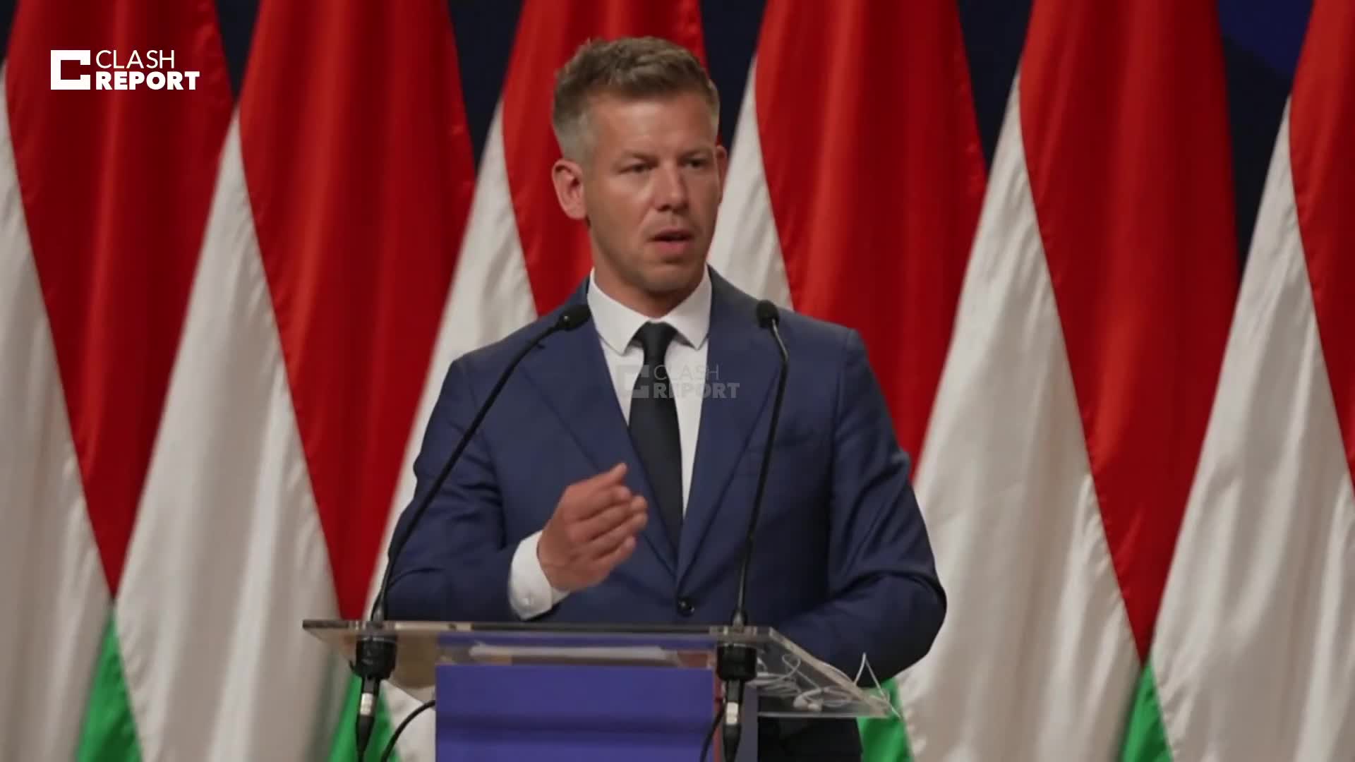 Péter Magyar: Ukrayna bu savaşın kurbanı. Bunu herkes biliyor. Hiç kimse Ukrayna'ya hangi şartlar altında barışa girmesi veya barış antlaşması imzalaması gerektiğini söylememeli. Hiçbir ülkeden topraklarından vazgeçmesini isteyemeyiz. Bunu yaparlarsa hain sayılırlar.