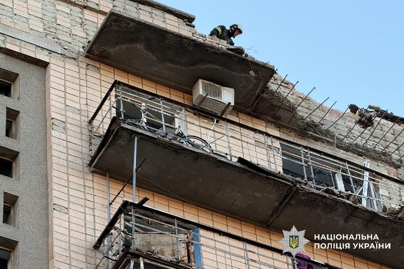 A child killed, other 14 people wounded as result of Russian drone strike in Cherkasy
