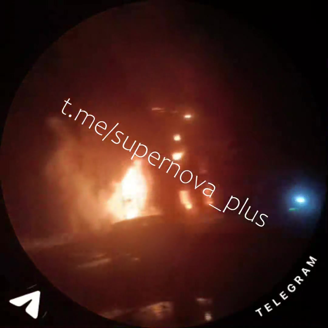 Strikes at the military base in Hirne at the occupied part of Donetsk region of Ukraine