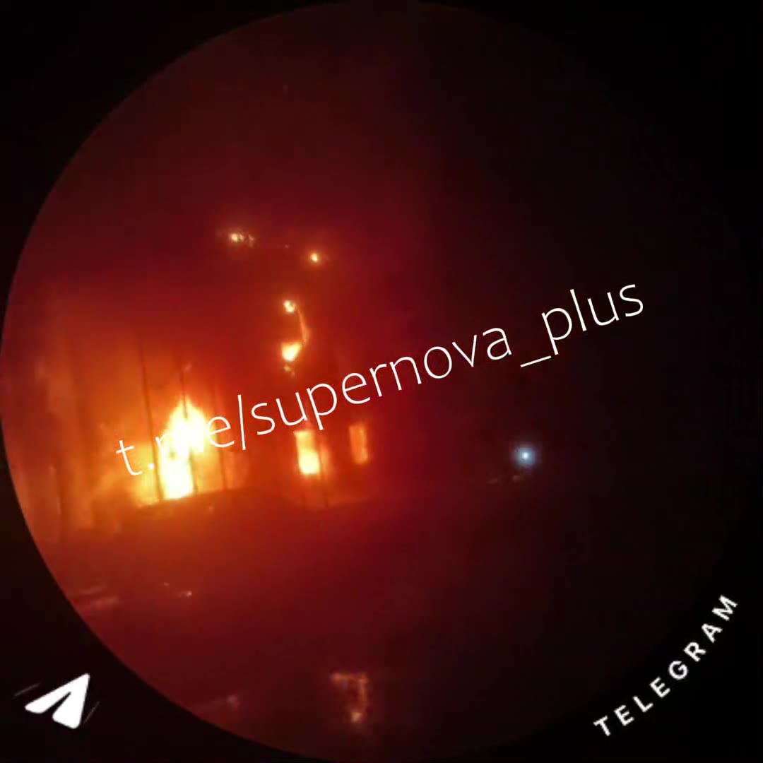 Strikes at the military base in Hirne at the occupied part of Donetsk region of Ukraine