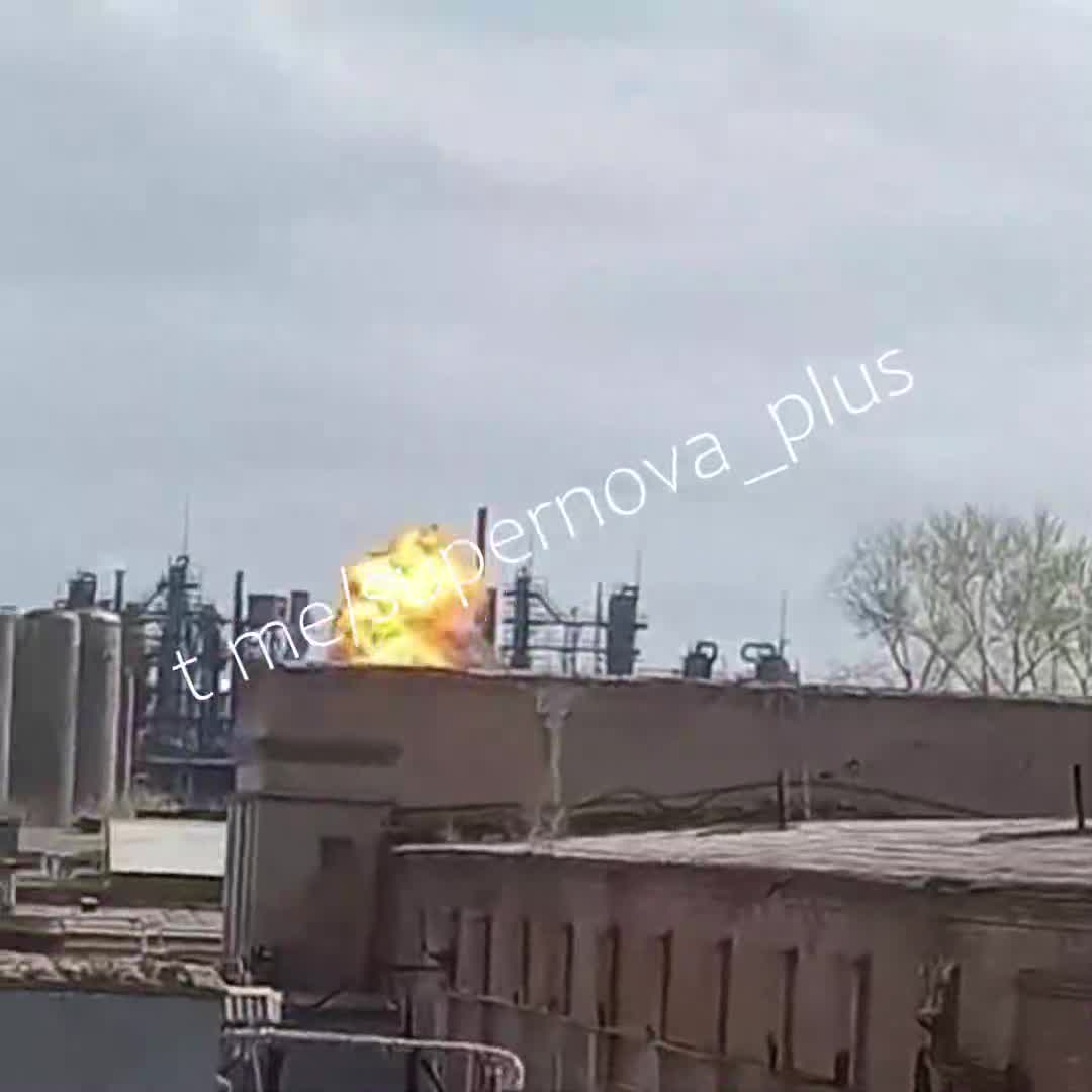 Drone strike at the chemical plant in Sterlitamak