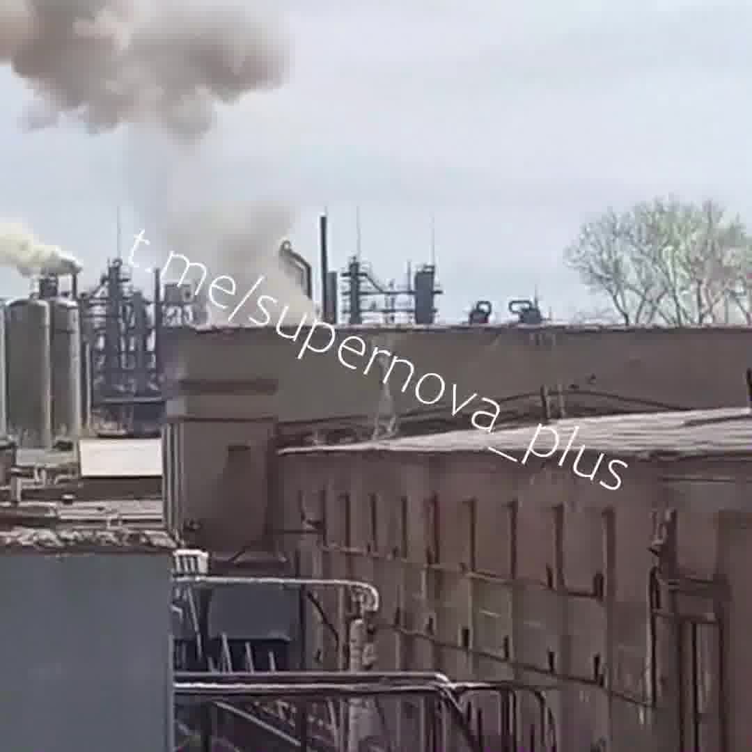 Drone strike at the chemical plant in Sterlitamak