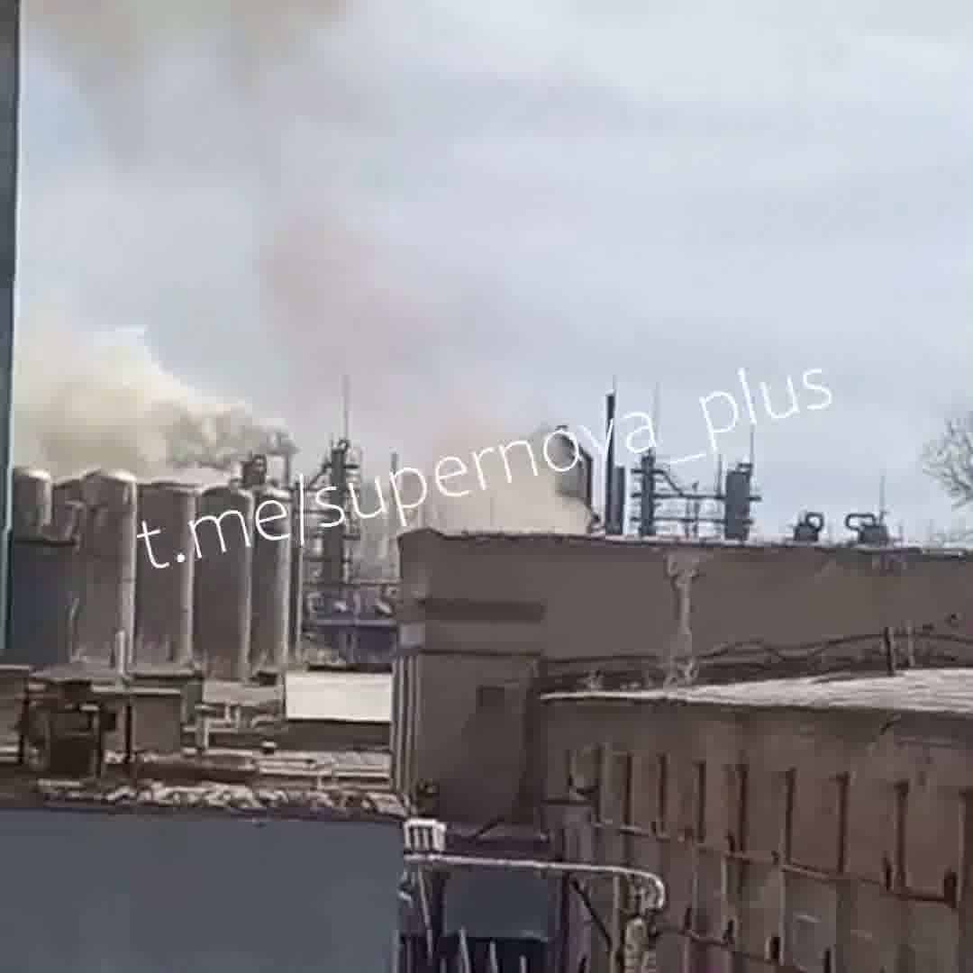 Drone strike at the chemical plant in Sterlitamak