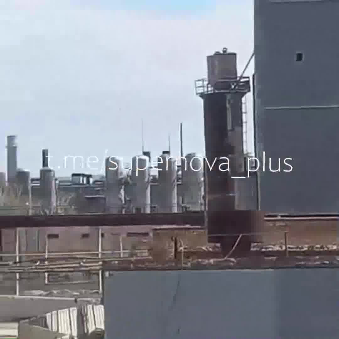 Drone strike at the chemical plant in Sterlitamak
