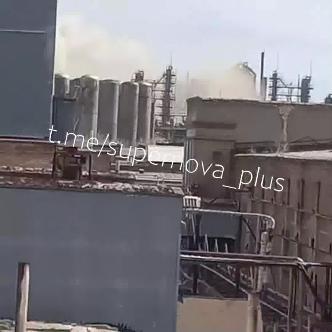 Drone strike at the chemical plant in Sterlitamak