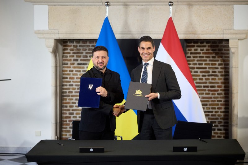 President of Ukraine Volodymyr Zelensky and Prime Minister of the Netherlands Rob Jetten discussed security issues, support and development of the Ukrainian energy sector, strengthening diplomatic cooperation, and holding Russia accountable for the crime of aggression during talks in Middelburg.