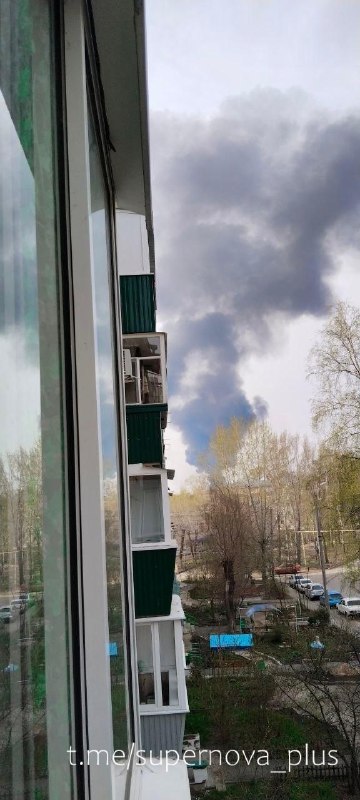 Oil refinery was attacked in Syzran with drones