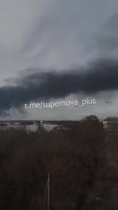 Smoke rising near Syzran oil refinery as result of drone strikes