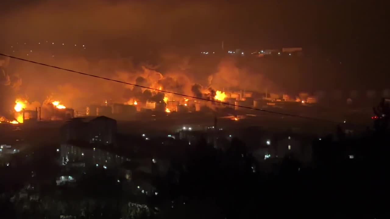 Multiple fires at Tuapse oil refinery after drones strikes
