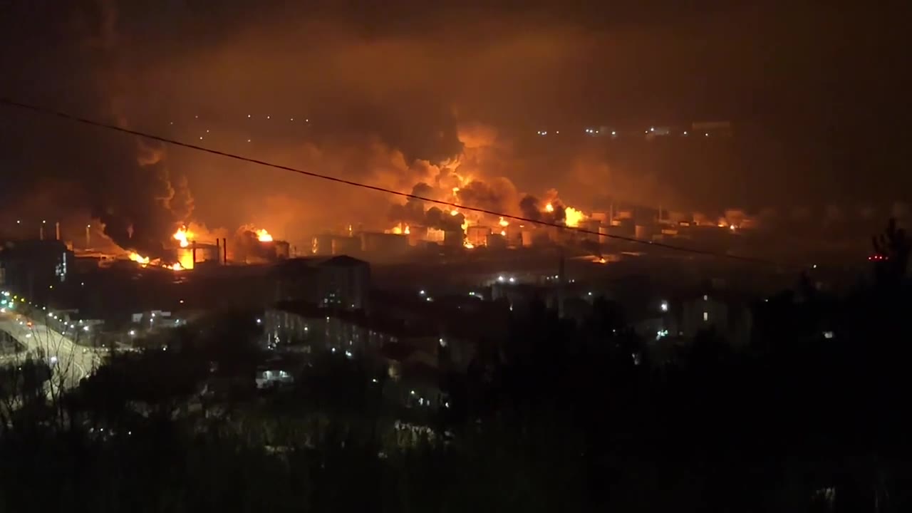 Multiple fires at Tuapse oil refinery after drones strikes