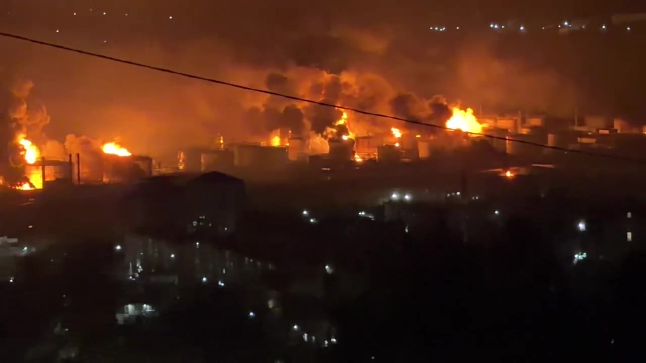 Multiple fires at Tuapse oil refinery after drones strikes
