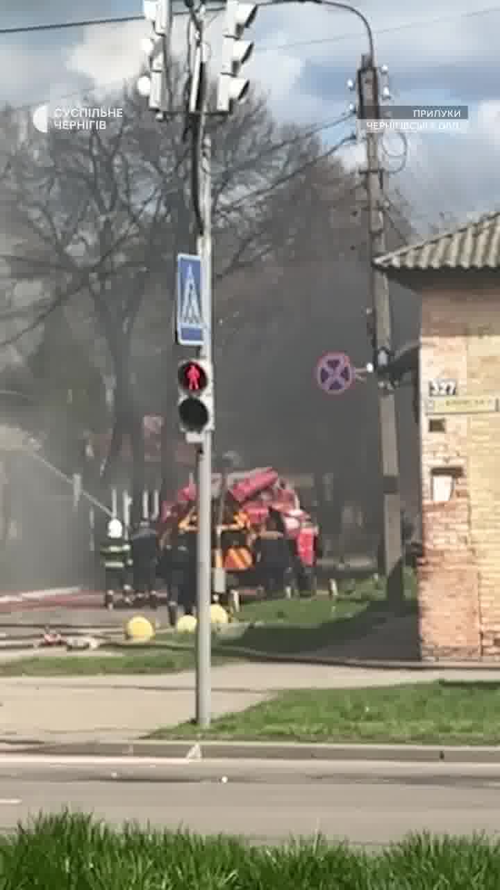 1 person wounded as result of drone strike at the police station in Pryluky of Chernihiv region