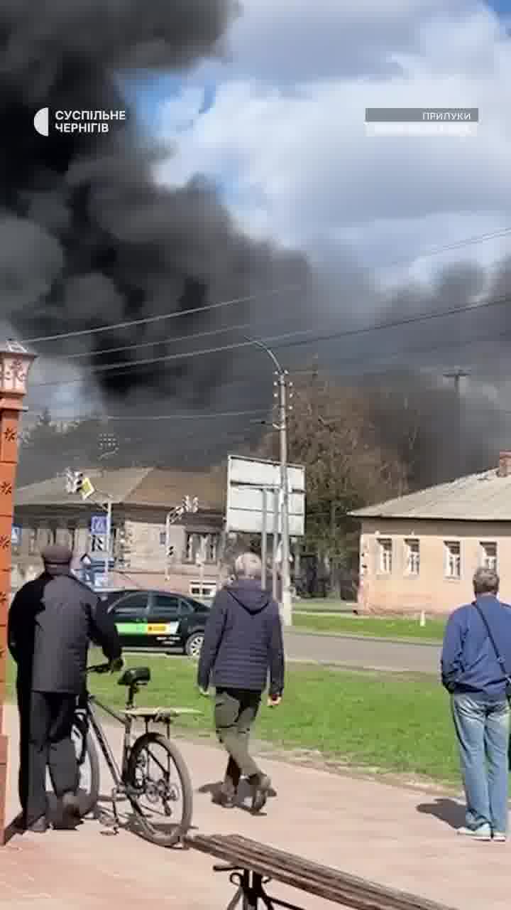 1 person wounded as result of drone strike at the police station in Pryluky of Chernihiv region