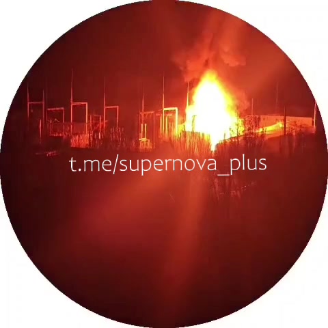 Drones raid reported at the substation in Melitopol