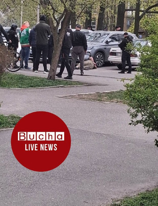 Shooting was reported in Bucha. Police detained a suspect