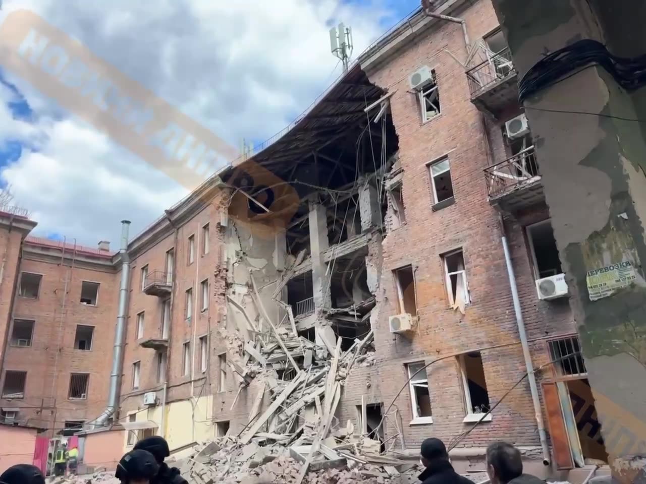 One person killed, at least 7 wounded as result of new drone strike in Dnipro city 