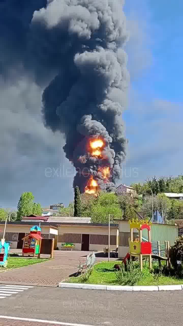 More fuel reservoirs had exploded at Tuapse oil refinery