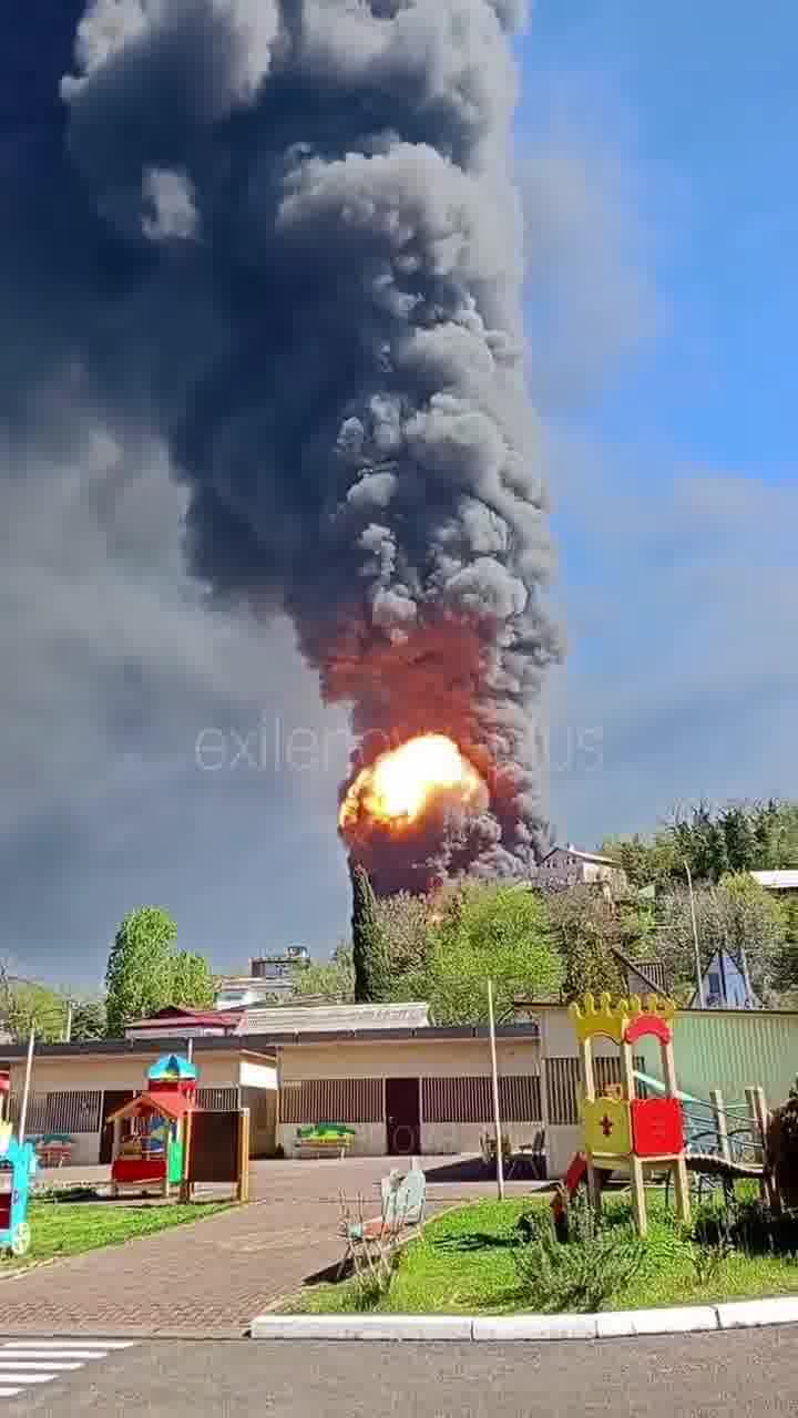 More fuel reservoirs had exploded at Tuapse oil refinery