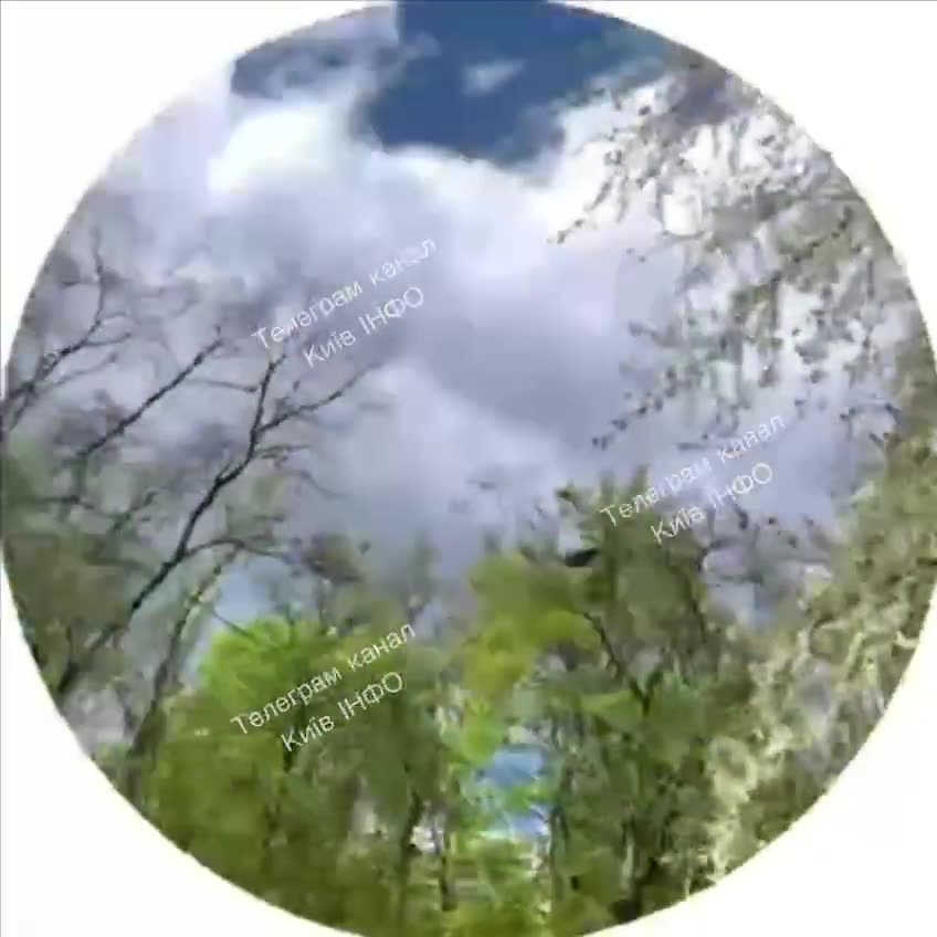 Drone crashed into the yard in Kyiv