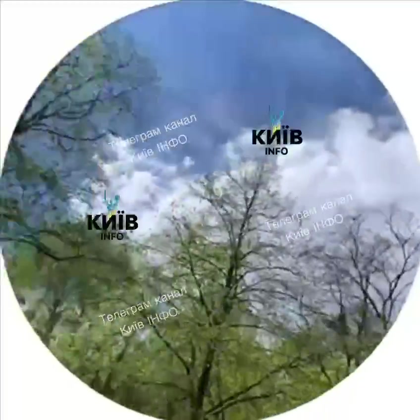 Drone crashed into the yard in Kyiv