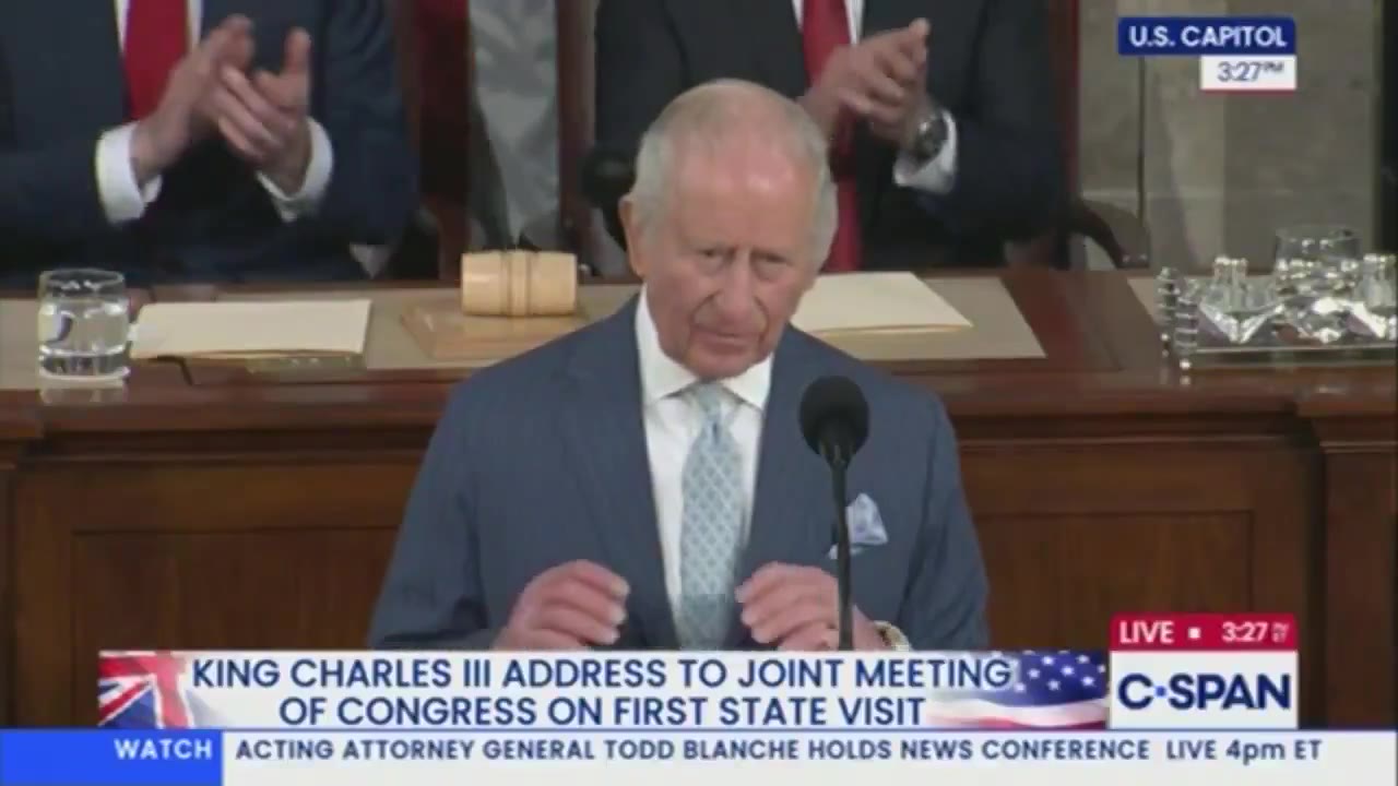 King Charles reminds Trump and MAGA that NATO invoked Article 5 for the first time after 9/11, when all alliance members came to the aid of the United States. “Today, Mr. Speaker, that same unyielding resolve is needed for the defense of Ukraine and her most courageous people,” the king said, receiving a standing ovation