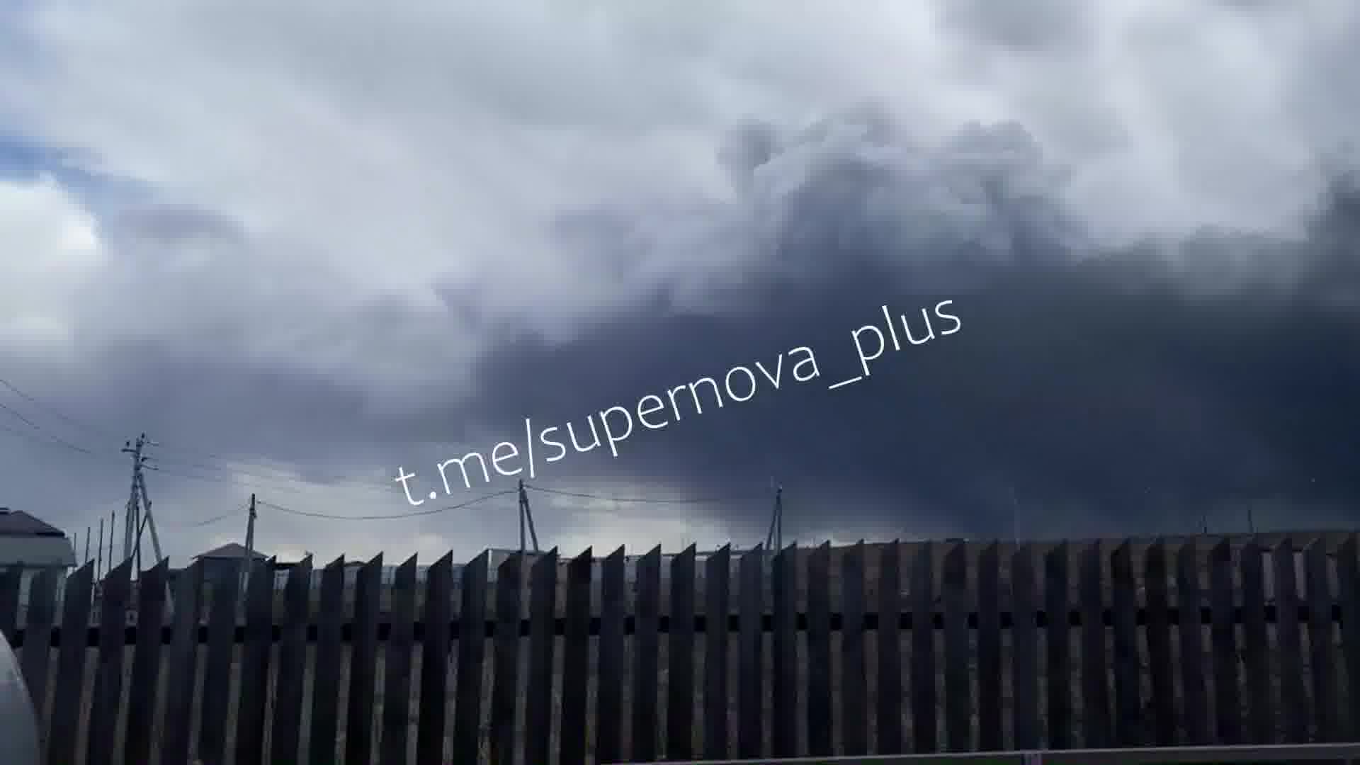 Thick smoke and rain with oil particles in Perm after drones raid