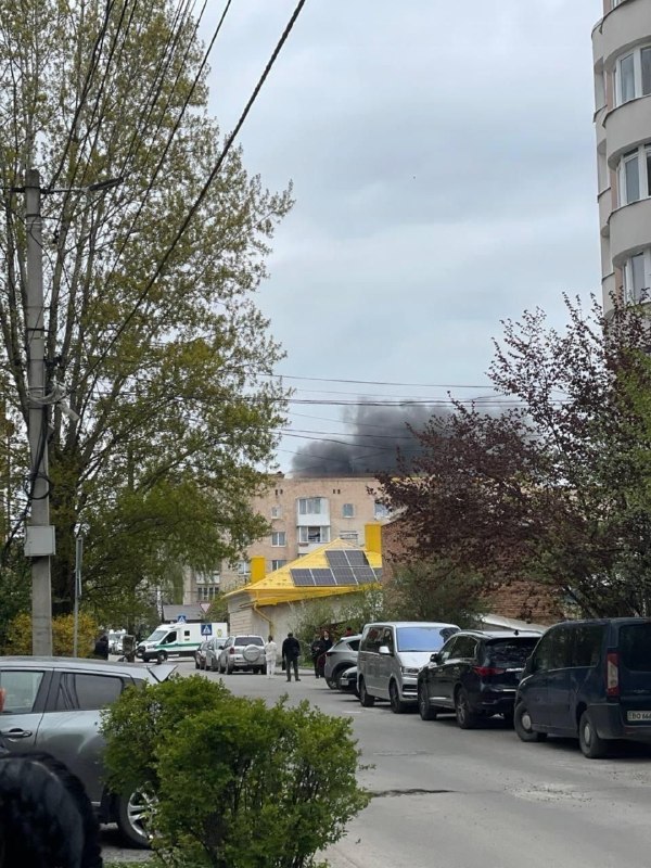 More explosions in Ternopil amid drones strikes