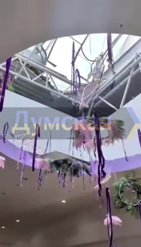 Damage at the mall in Odesa as result of drone strike