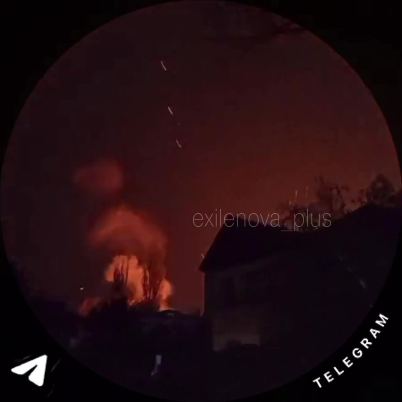 Explosions were reported at the occupied part of Luhansk region