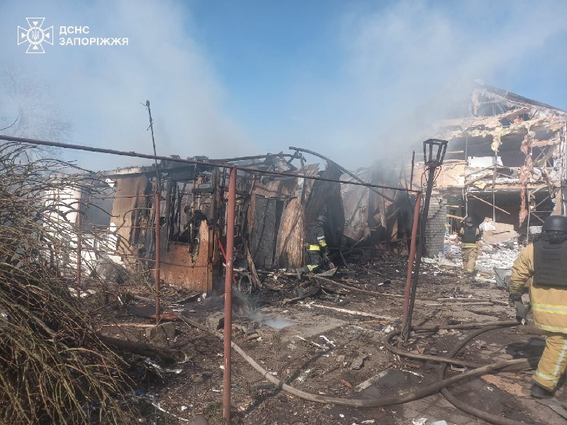 2 people killed, 4 wounded as result of drone strike in Zaporizhzhia district