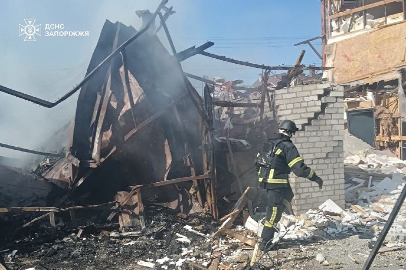 2 people killed, 4 wounded as result of drone strike in Zaporizhzhia district