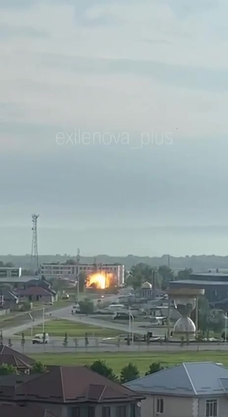Drones raid in Grozny