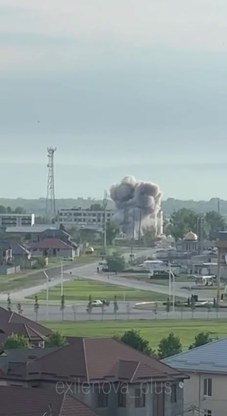 Drones raid in Grozny