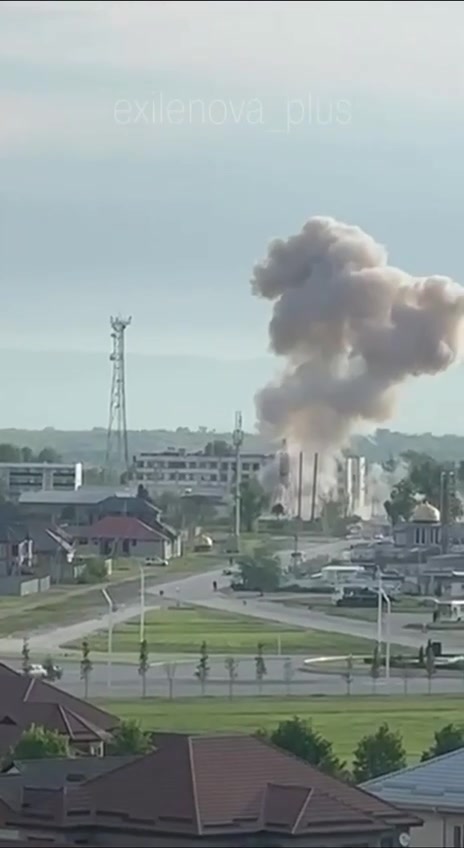 Drones raid in Grozny