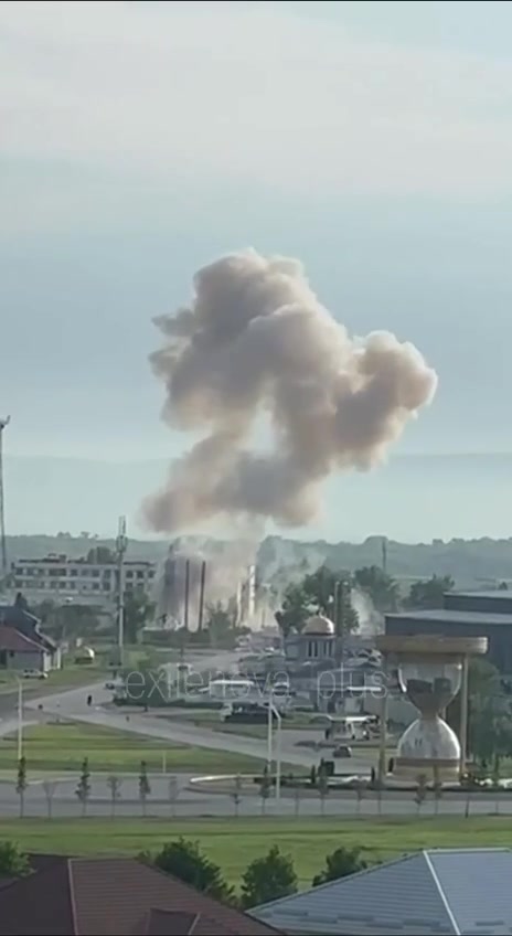 Drones raid in Grozny