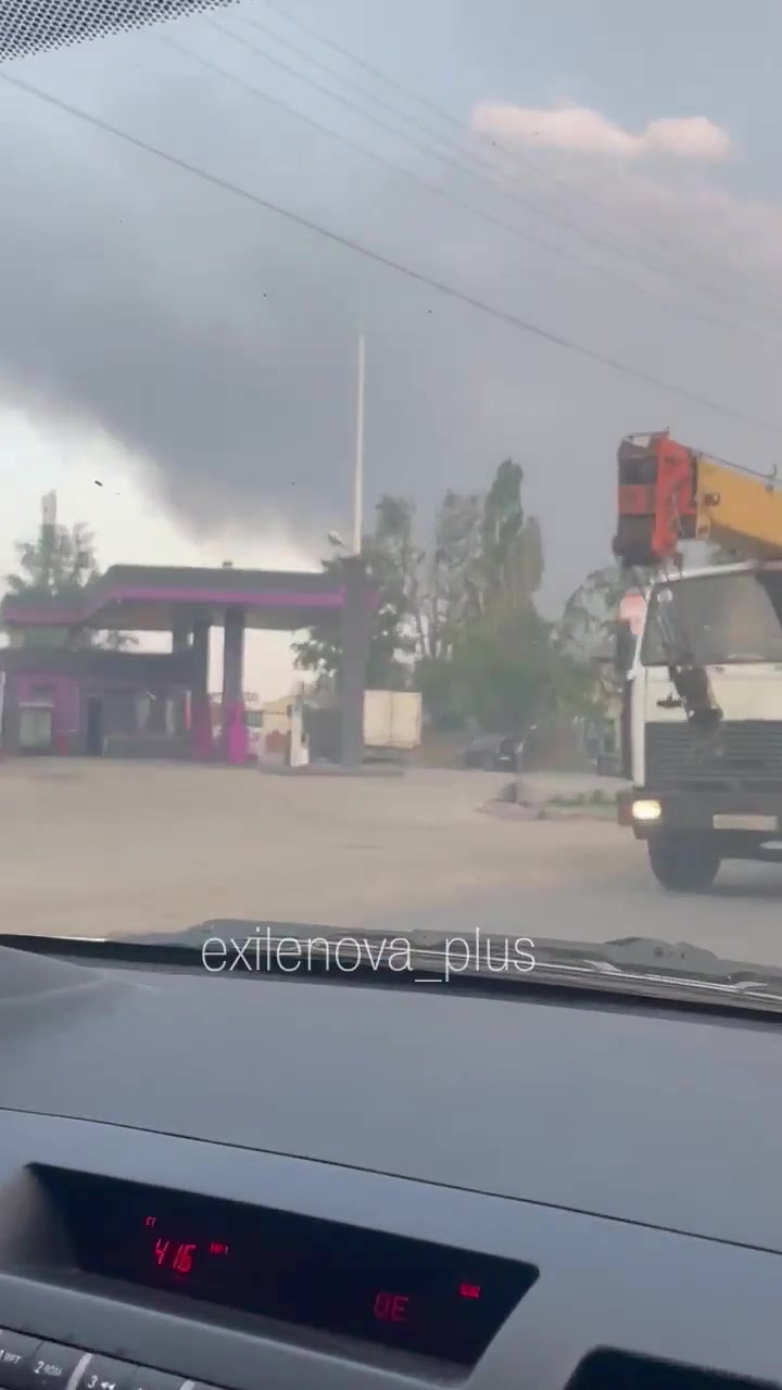 Big fire in Rostov after drones raid overnight