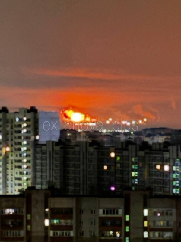 Fires in Yaroslav as result of drones strikes