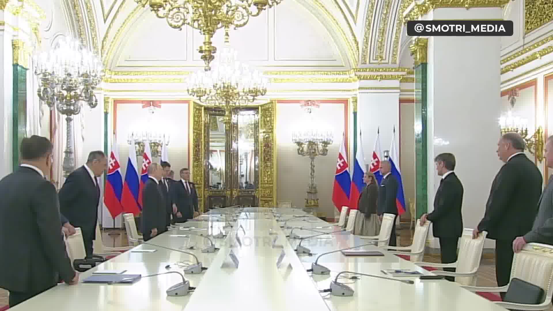 Talks between Putin and Fico started in Moscow