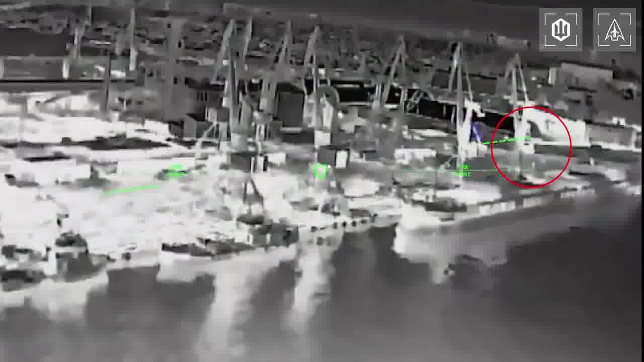 Ukraine’s Unmanned Systems Forces struck a Russian Project 10410 Svetlyak-class patrol ship in the Caspian Sea near Kaspiysk, Dagestan