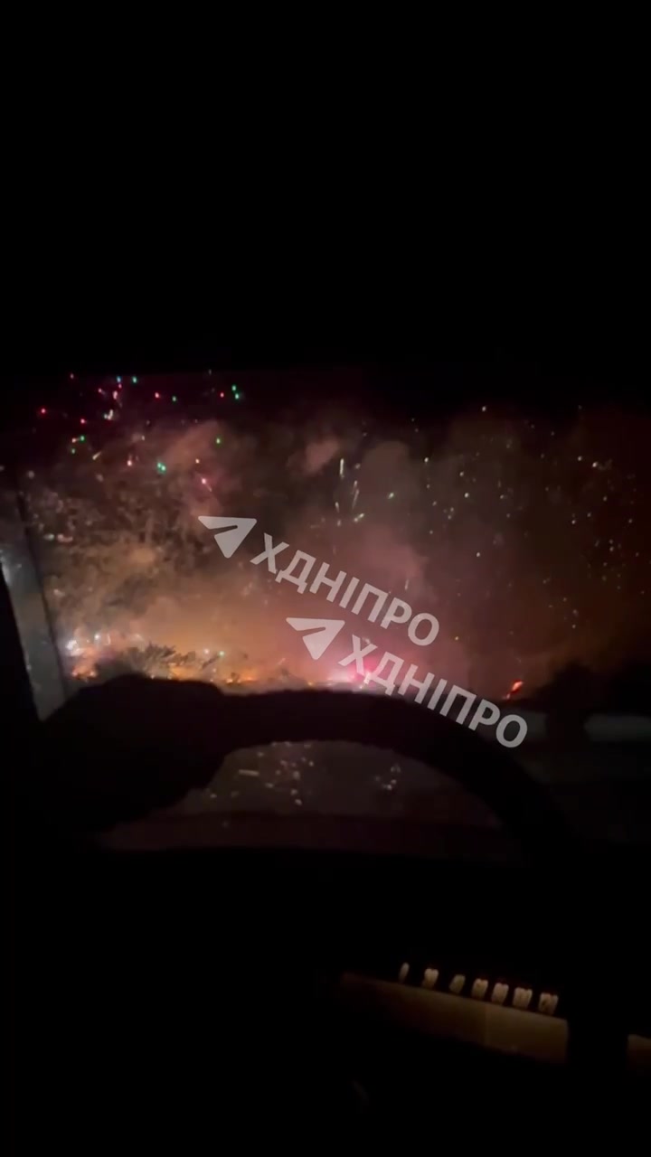 Fireworks warehouse was targeted in Balivka of Dnipropetrovsk region