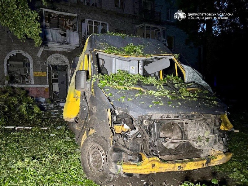 9 people wounded as result of Russian bombardment in Dnipro city 