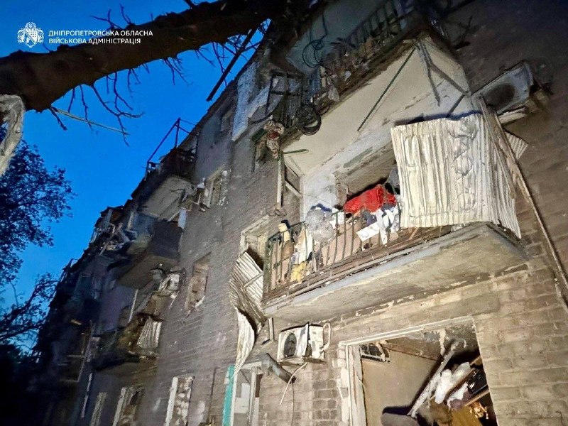 9 people wounded as result of Russian bombardment in Dnipro city 