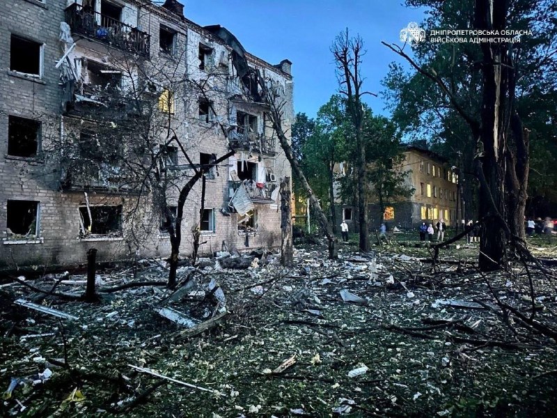 9 people wounded as result of Russian bombardment in Dnipro city 