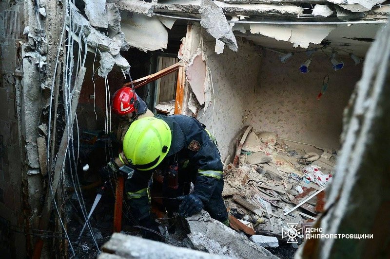 2 people wounded as result of drone strike in Dnipro city 