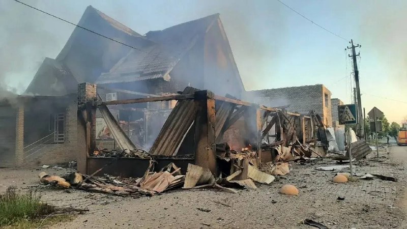 Explosions were reported in Starobilsk overnight