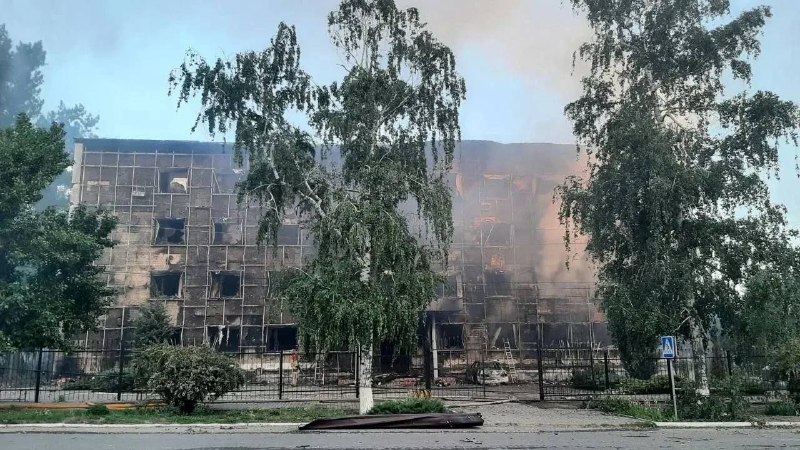 Explosions were reported in Starobilsk overnight
